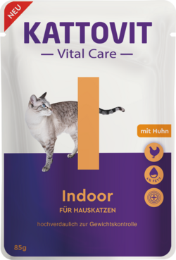 Vital Care - Indoor mit Huhn - Frischebeutel - 85g