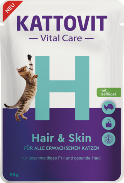 Vital Care - Hair & Skin mit Geflügel - Frischebeutel - 85g