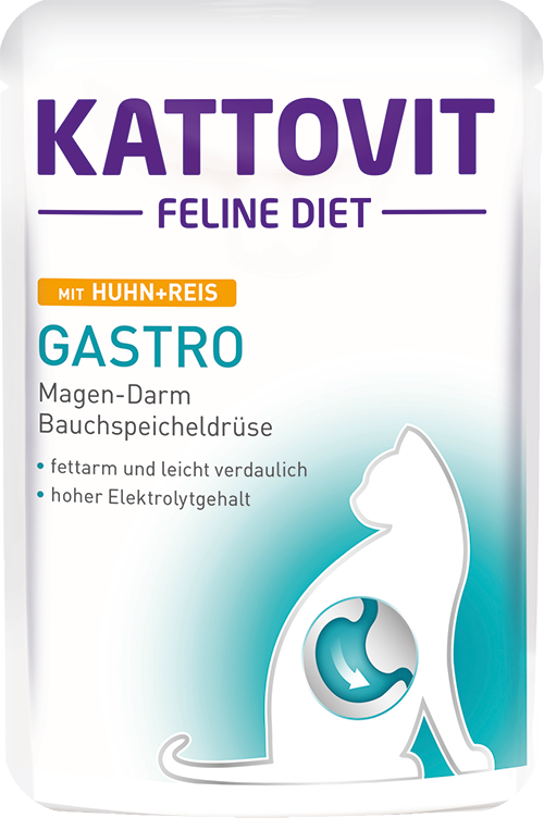 Kattovit Gastro Huhn + Reis 85g