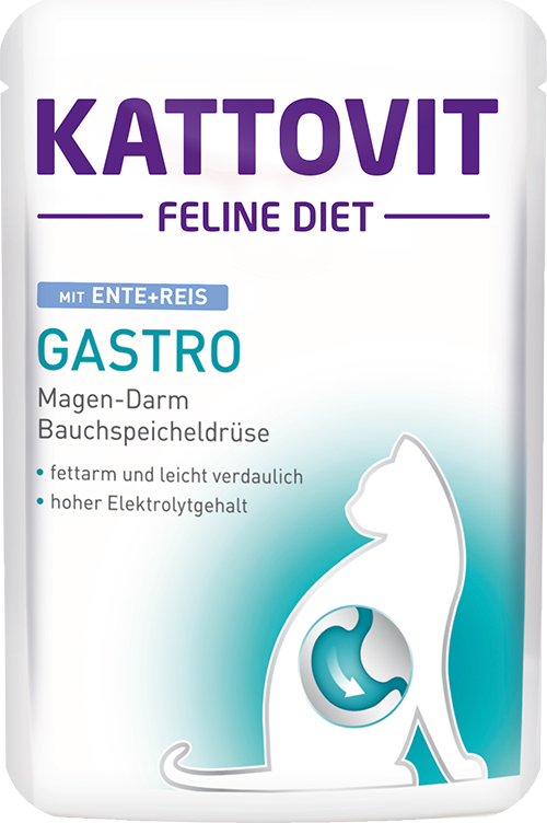 Kattovit Gastro Ente + Reis 85g