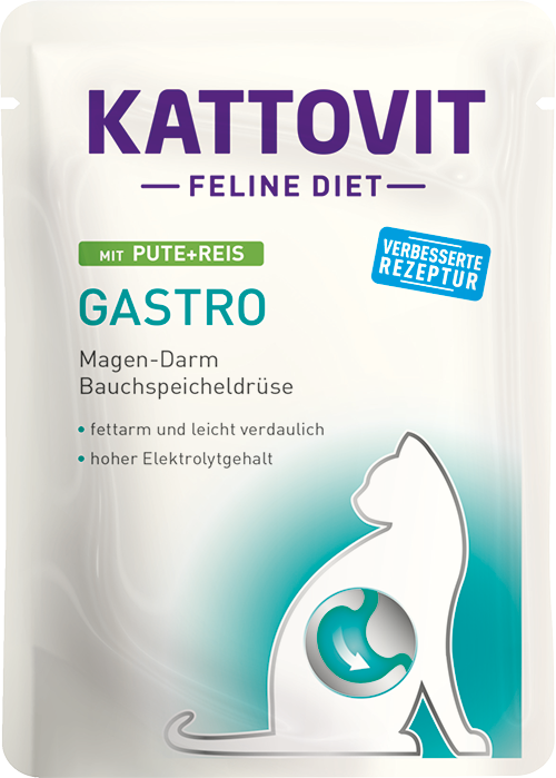 Kattovit Gastro Pute + Reis 85g